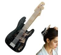 Pinze per capelli a di violino, in acetato, accessorio per capelli, strumento musicale, forcina per ragazze, alla moda, per spiaggia, casual