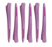 Pinze per capelli con becco d' | Pinze per acconciatura antiscivolo: 6 fermagli per capelli spessi portatili per acconciature per presagi, ragazze