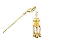 Pinze per capelli con lanterna di coniglio cinese bastoncini per capelli accessori per capelli leggeri a led accessori per capelli per le donne retrò fiore nappa copricapo