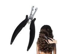 Pinze per capelli con microsfere - apertura per la rimozione di estensione, strumento professionale per salone | precisione breve perline per capelli più vicine, 6 mm - pinza aperta per stili di