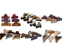 Pinze per capelli di alta qualità, mini e grandi, antiscivolo, versatili ed eleganti, alla moda, eleganti ed estetiche, accessori per capelli spessi e fini, misti, alla moda e funzionali, confezione