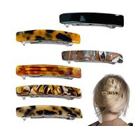Pinze per capelli - Fermaglio per capelli dal design francese, morsetto automatico da donna, piccole mollette francesi | alla moda per donne e ragazze con guscio di tartaruga per viaggi