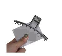 pinze per capelli Forcina for capelli in lega, semplice, con vernice spray, grande, forcina a forma di squalo(One-word gun black grip 11.5cm)