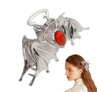 Pinze per capelli gotiche,Pinze per capelli di Halloween | Clip per artigli spaventosi in metallo con design a pipistrello,Forniture per acconciatura con clip a, per passato