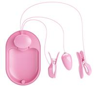 Pinze per Capezzoli Elettrostimolanti Pretty Love Flirtation - Rosa