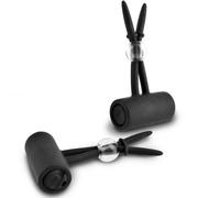 Pinze per Capezzoli Vibranti in Silicone Fetish Fantasy