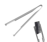 Pinze per carbone, Pinze a pinza per carboncino per Carbon Fire, Pinza per portatile e lunga, pinza per carbone per impieghi gravosi per cucinare barbecue falò in campeggio