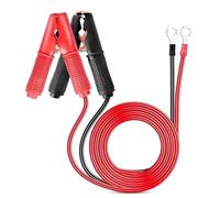 Pinze Per Cavi Batteria, 2 Pezzi, Connettore del pannello solare al cavo di prolunga di ricarica con clip a coccodrillo clip, 30V morsetti coccodrillo con cavo di prolunga terminale a crimpare