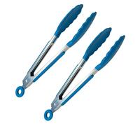 Pinze per Cucinare | 2 Pezzi Antiaderente Resistente Al Calore In Acciaio Inossidabile Da 17 cm - Pinze Per Cucinare Alimenti - per casa, buffet, grigliate, cucina, barbecue, mescolare insalate