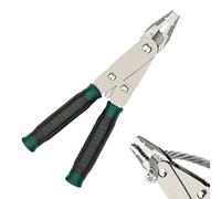 Pinze Per Elettricista - Pinza per Spelatura e Crimpatura Cavi Elettrici - Pinze Tagliafili Multifunzionali - Per Taglio, Riparazione, Estrazione Di Alluminio, Rame, Circuiti, HVAC, Prese, Laboratorio