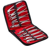 Pinze per Estrazione Denti in Acciaio Inossidabile, 10 Pezzi/Set Pinze per Estrazione Denti Pinze dentali per Dentista con Kit di Strumenti Strumento per Estrazione chirurgica Dentale