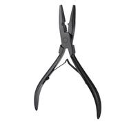 Pinze per Extension per Capelli Pinza for estensione dei capelli for applicazione di trama for chiusura micro perline(Black)