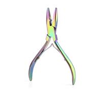 Pinze per Extension per Capelli Pinza for estensione dei capelli for applicazione di trama for chiusura micro perline(Tinted Titanium)
