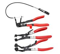 Pinze Per Fascette Stringitubo - Kit Fascette Tubo Acqua | Set 3 Pinze Lunghe Per Tubi Per Riscaldamento Motore Elettrico Idraulico Auto