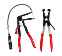 Pinze per Fascette Stringitubo, Pinza per Fascette Auto, Pinze Stringitubo con Collo Dritto, 650mm Pinza per Tubi Flessibili con Albero, per Rimozione, Installazione e Riparazione di Auto