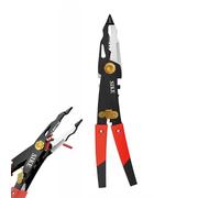 Pinze per filo elettrico, pinze elettriche multifunzione | Spelafili manuale,Strumento di spelatura del filo in acciaio al carbonio per fabbrica, elettricisti, progetto di costruzione, circuiti
