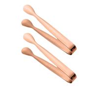 Pinze per ghiaccio per congelatore, 2 pezzi, in acciaio , piccole | Piccole pinze da bar B. per bartender/bevitori di tè/amanti del caffè/panettiere/ristoranti/bar/tavolo da pranzo/servizio da