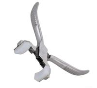 Pinze per gioielli con ganasce in nylon per formare anelli e piegatura a molla, strumento di riparazione di gioielli in acciaio inossidabile con manico ergonomico per ebrei fai da te