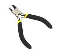 Pinze per gioielli fatte a mano con naso piatto e arrotondato laterale per taglio di precisione e progetti artigianali dettagliati con manico ergonomico per un migliore controllo (D)
