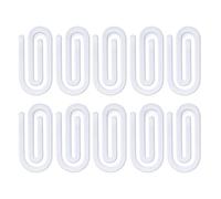 Pinze per graffette, confezione da 10 mollette per sublimazione vuote per fai da te, mollette per carta di grandi dimensioni, per taccuino, diario ufficio, pianificatore, cartella alimentare