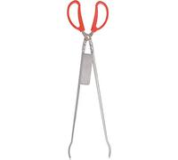 Pinze per granchi per granchi vivi, Manici in plastica in Acciaio Inossidabile, pinze per Forbici con Clip Multifunzione Pinza per rifiuti Pinze da Cucina per Cucinare(Bocca Dritta)