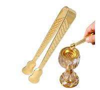 Pinze Per Incenso - Piccole Clip In Metallo Con Manico Lungo, Accessorio Per Bruciatore Per Aromaterapia, Pinzetta In Acciaio Resistente | Coni Di Carbone Resistenti Al Calore, Fragranze, Chiesa, Casa