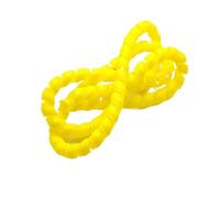 Pinze per la sigillatura dei profumi, 1 pz 35mm 45mm flessibile cavo filo organizzatore avvolgimento manicotto linea tubo protezione protezione copertura tubo(Yellow,ID 45mm 5 Meters)