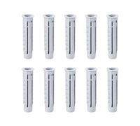 Pinze per la sigillatura dei profumi, 100 pezzi 8 mm x 40 mm tubo di espansione in plastica colonna ancoraggio for calcestruzzo muro grigio buona elasticità