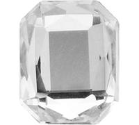 Pinze per la sigillatura dei profumi, 50 pezzi di accessori for nail art a forma di ottagono, colla sulle unghie, strass, cristalli di vetro K9, pietre piatte(White,8x10mm 50pcs)