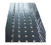 Pinze per la sigillatura dei profumi, Pellicola nera da 0,02 mm a 5 fori, for la protezione delle piante da orto e la coltivazione di pellicole protettive(30 Meters)