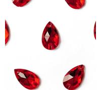 Pinze per la sigillatura dei profumi, Pietre da cucire a goccia, siamesi chiaro, in vetro rosso, cristallo, strass da cucire, decorazioni for vestiti(11x18mm)