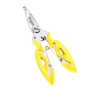 Pinze per lenza da pesca con anelli divisi, pinze da pesca, multifunzione, in acciaio inox, bocca curva
