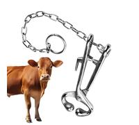 Pinze per naso per bestiame e allevamento | Morsetto nasale in acciaio inox bovino | Attrezzi da giardino per uso domestico agricolo veterinario e commerciale
