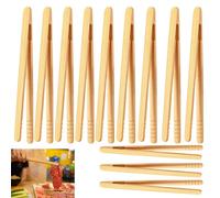 Pinze per pane da cucina riutilizzabili, resistenti alle alte temperature, struttura antiscivolo e rimbalzo per cottura, pane, tè, frutta