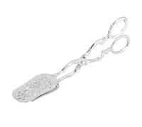 Pinze per pane vintage in rilievo, in lega di zinco, lucidate a specchio, a forma di forbice, impugnatura antiscivolo per buffet, catering, cotture, stoviglie da