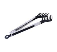 Pinze per pasta in acciaio inox, pinza precisa per spaghetti, antiruggine, resistente al calore, utensile da cucina per barbecue, cottura all'aperto, bistecca e verdure