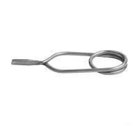 Pinze per piume, in acciaio inox, stile britannico, strumento per la pesca a mosca (grande)