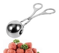 Pinze per Polpette Grandi, Pressore Portatile per Polpette di Polpette Antiaderente Portatile In Acciaio Inossidabile, per Torta, Gelato, Macchina per Palline, Pasta Fritta (Diametro 4,5 cm)