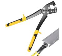 Pinze per profili in cartongesso GOEDCH: utensili manuali per cartongesso con bloccaggio a punzone in metallo, ad alta resistenza e potenza, pinze per cartongesso per l'edilizia in case, uffici, magaz