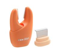 Pinze per sbucciare l'aglio - ABS 50g | Pelapatate manuale da cucina per verdure con pinza per sbucciare l'aglio, strumento di preparazione semplice, pelapatate per verdure multifunzionale, strumento