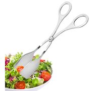 Pinze per servire cibo, pinze per cucinare - pinze multiuso per buffet e cucina, pinze da servizio, pinze per tostapane in acciaio inox a forma di forbice per torte, insalate, casa, ristorante