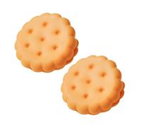 Pinze per sigillare sacchetti - Set di 2 pinze per snack e patatine fritte | Accessori da cucina a forma di biscotto per conservazione, conservazione domestica e viaggi, uso interno ed esterno