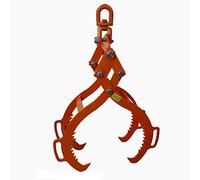 Pinze per sollevamento tronchi da 28/81,3 cm, 4 artigli, in acciaio massiccio, girevole, per sollevamento tronchi (81,3 cm)