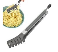 Pinze per spaghetti, 25,4 cm, facili da usare, pinze per spaghetti, clip alimentari, pinze con punta in silicone per servire cibo, pasta, pasta, insalata, barbecue