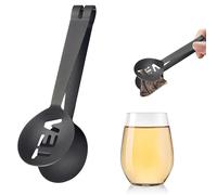 Pinze per spremere bustine di tè, colino e cucchiaio in acciaio inox, mini clip per zucchero, strumento multiuso da cucina e bar per cubetti di ghiaccio, fette di limone e altro ancora