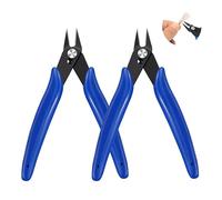 Pinze per Taglierine di Precisione Mini Pinze da Taglio Diagonale Piccolo per il Filo di Rame 0.5mm per l'industria Elettronica Lavorazione di Gioielli 2 Pezzi