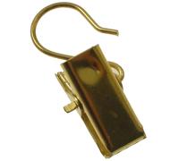 Pinze per tende in metallo ottone 10 pz Ottone