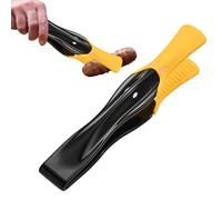 Pinze per tostapane a forma di , in silicone, resistente al calore, utensile da cucina per alimenti, divertente utensile da cucina con design a bocca d' , solleva pane tostato con manico
