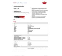 Pinze per tubi Cobra 180 mm - KN 87 01 180