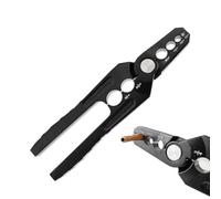 Pinze per tubi refrigeranti, piegatubi manuale, pinze per tubi in rame, pinze per tubi, pinze per tubi, riparatore per tubi piatti con braccio a leva esteso, pinza a 5 fori per tubi in alluminio e